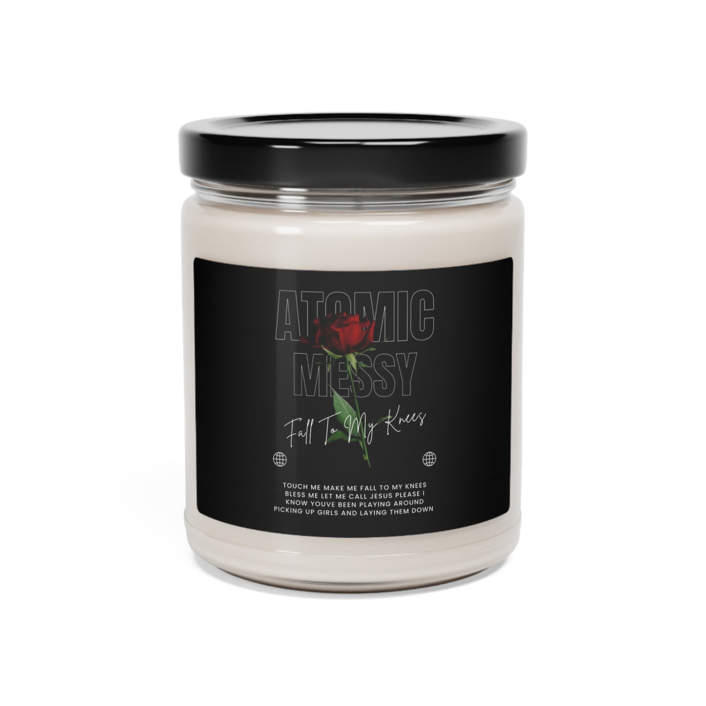 Atomic Messy Scented Soy Candle, 9oz