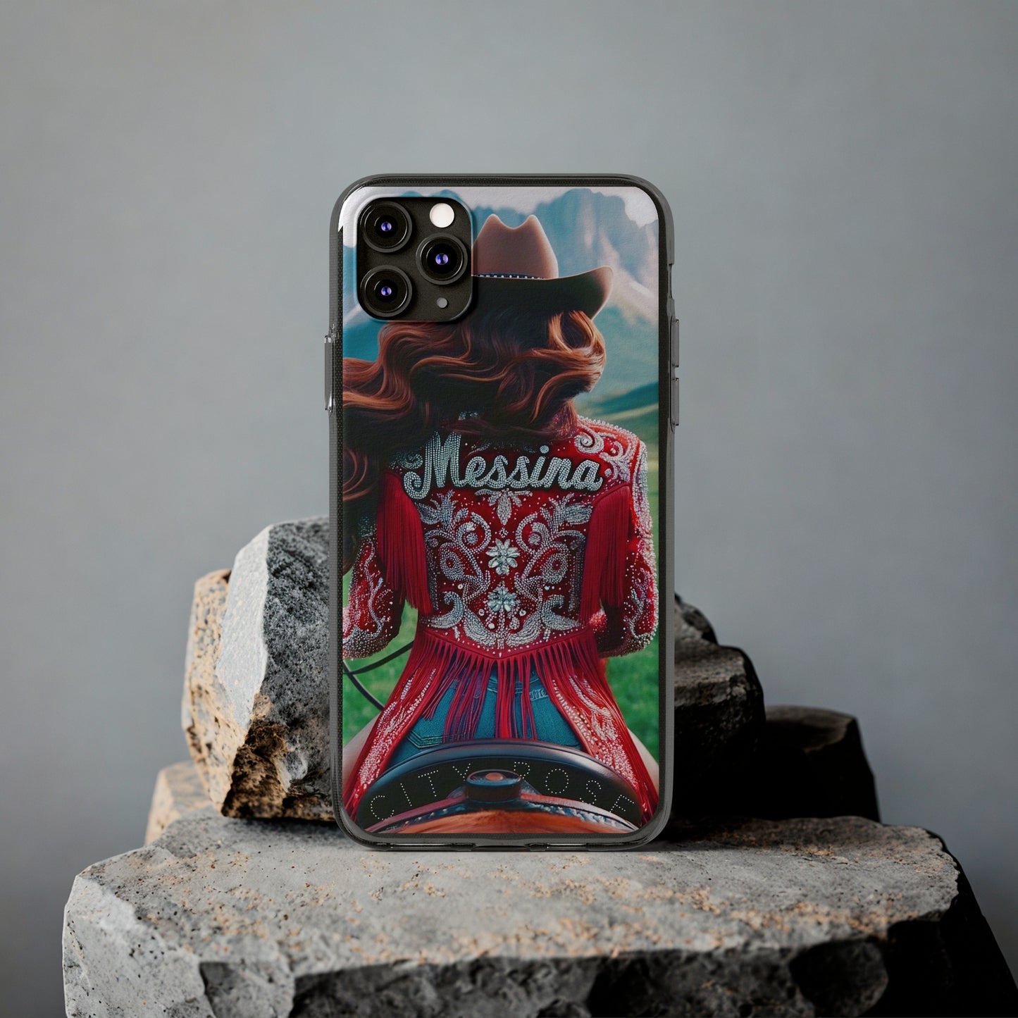 City Rose Cowgirl Soft Phone Cases