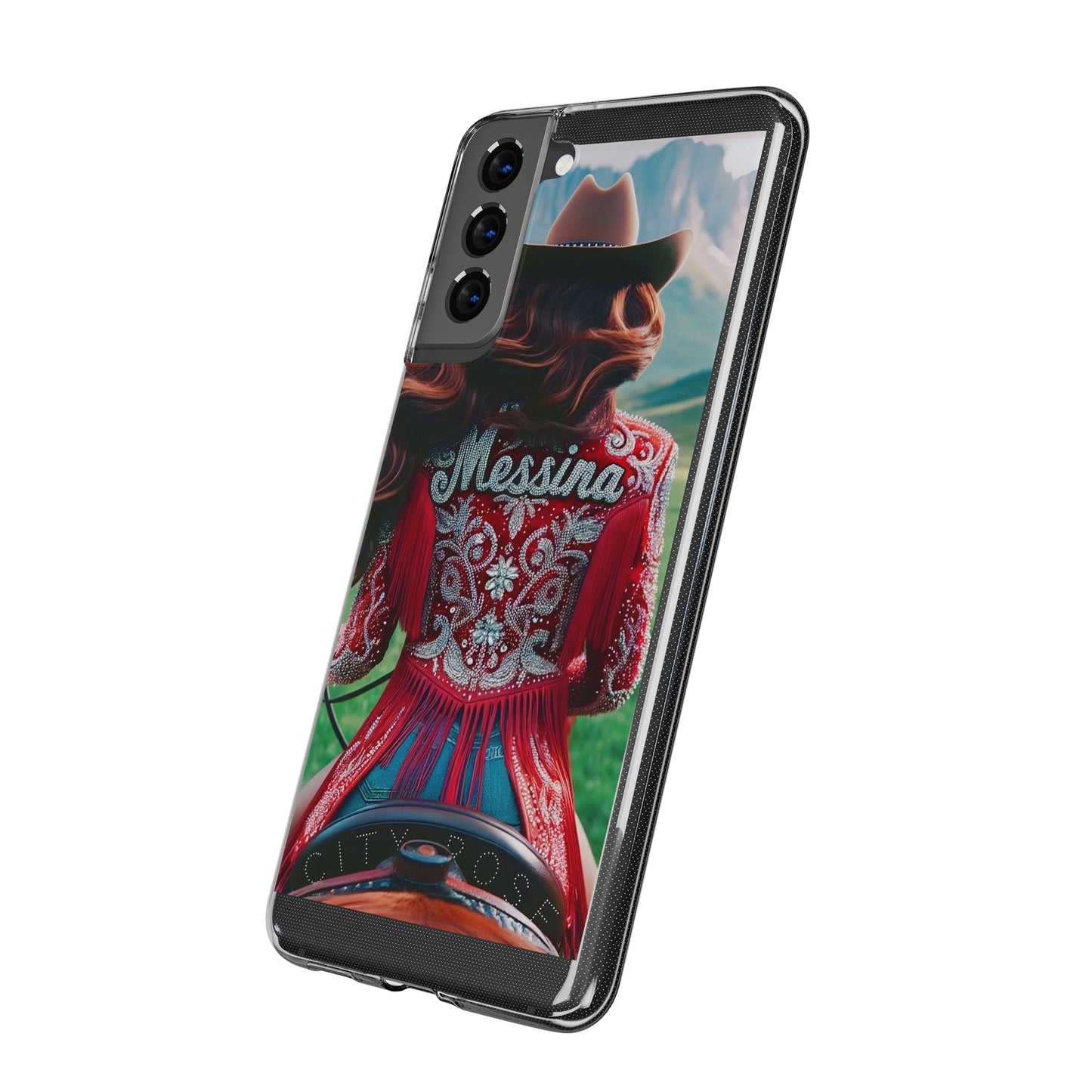 City Rose Cowgirl Soft Phone Cases