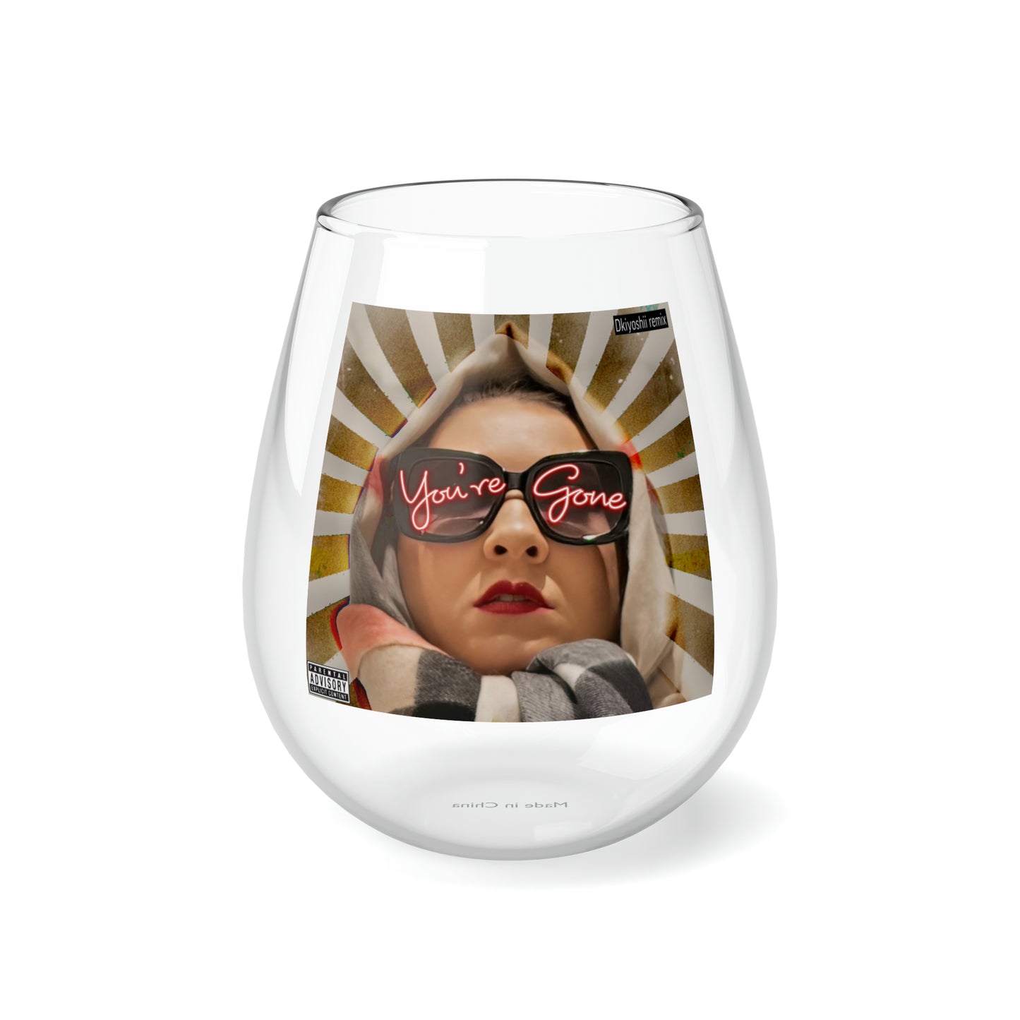 You're Gone REMIX | Stemless Wine Glass, 11.75oz