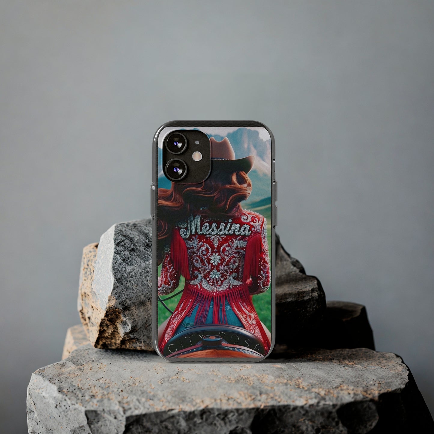 City Rose Cowgirl Soft Phone Cases