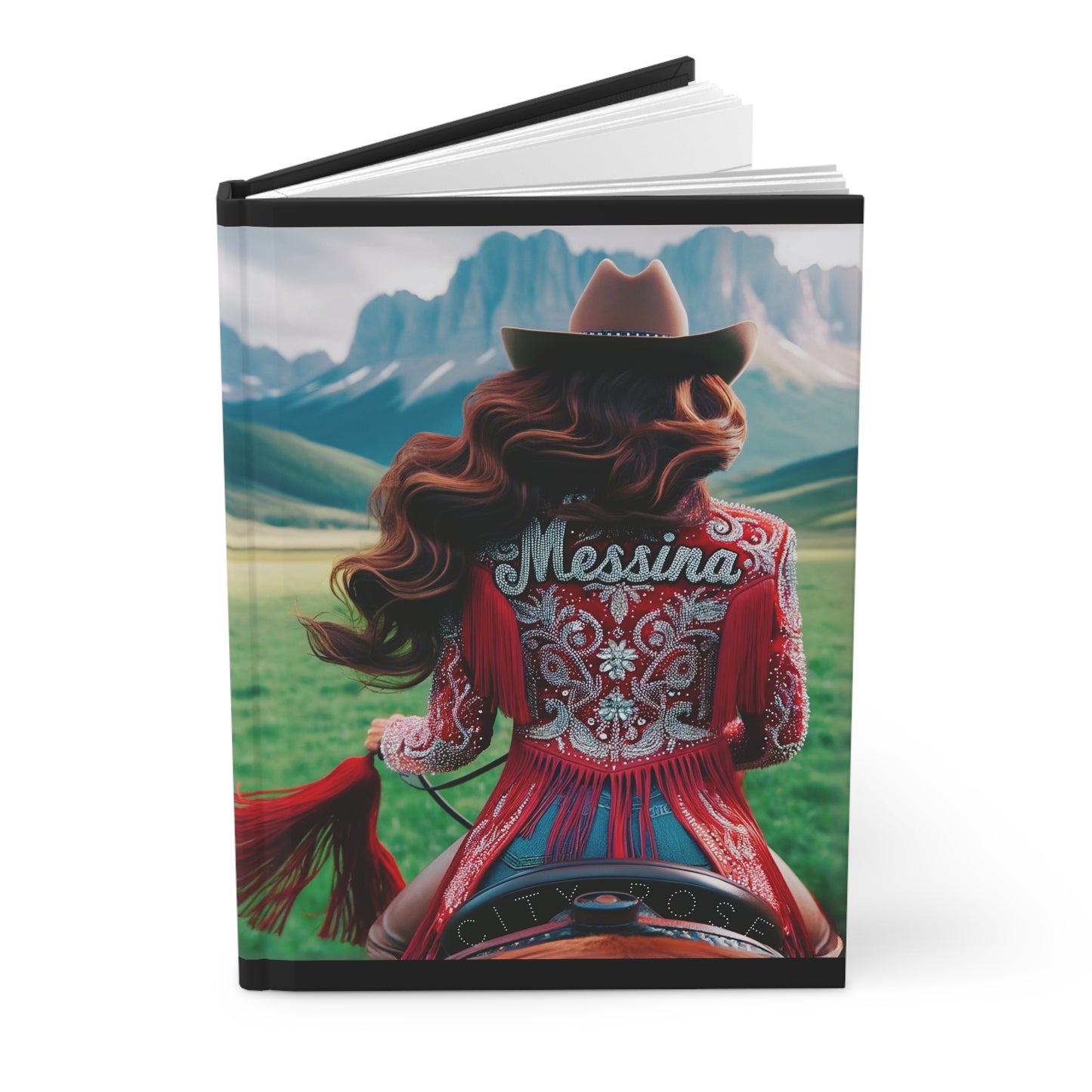 City Rose Cowgirl Hardcover Journal Matte