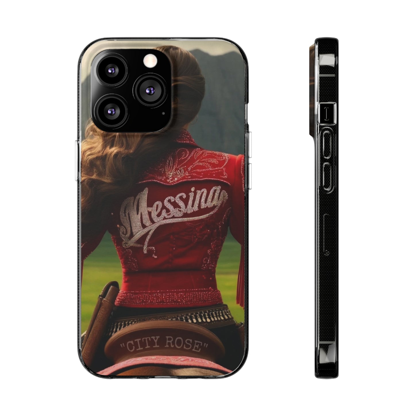 City Rose Cover Soft Phone Cases