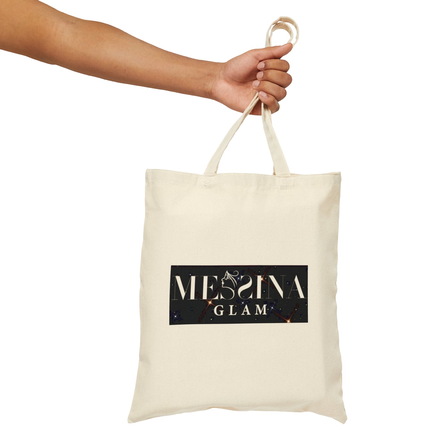 Messina glam Cotton Canvas Tote Bag