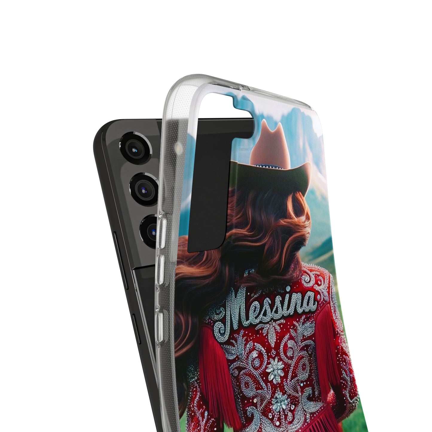 City Rose Cowgirl Soft Phone Cases