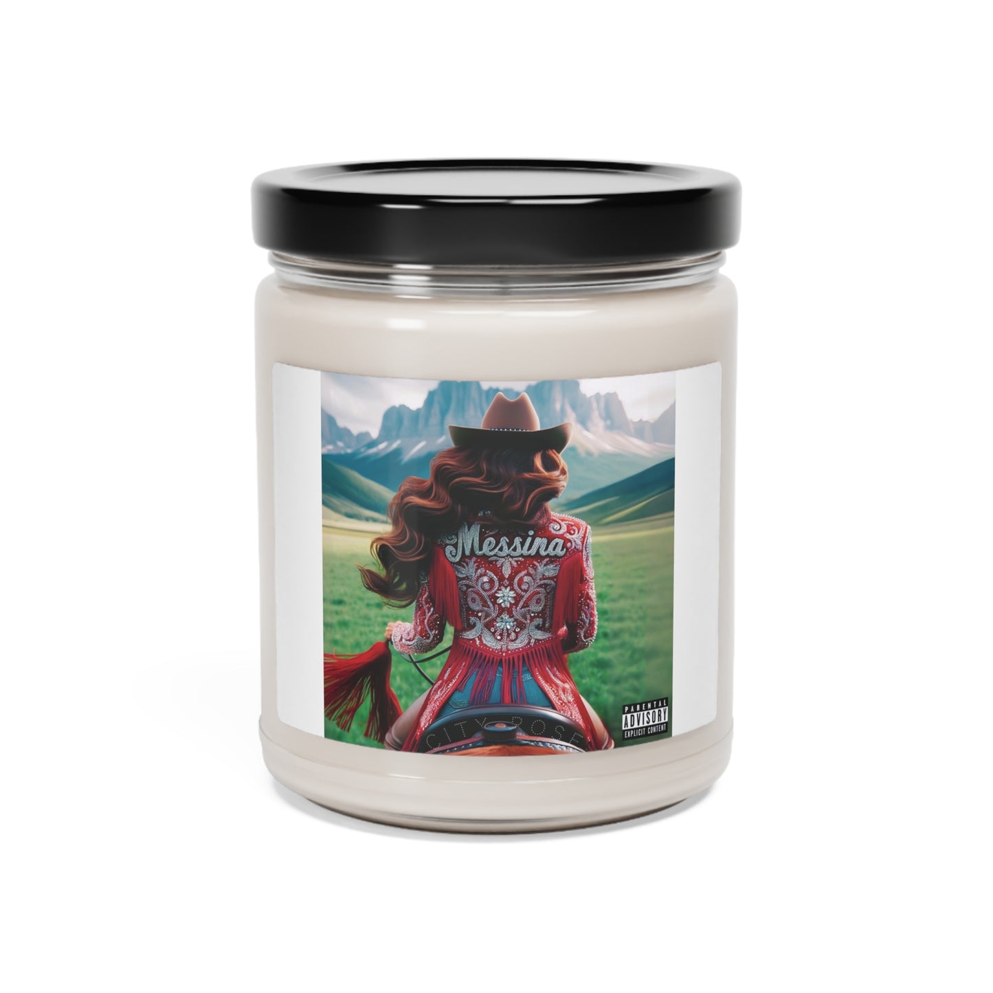 City Rose Cowgirl || Scented Soy Candle, 9oz