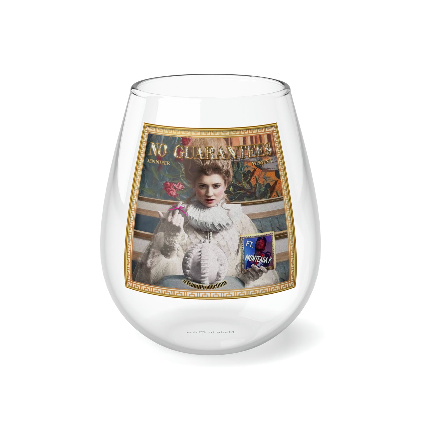 No Guarantees | Stemless Wine Glass, 11.75oz
