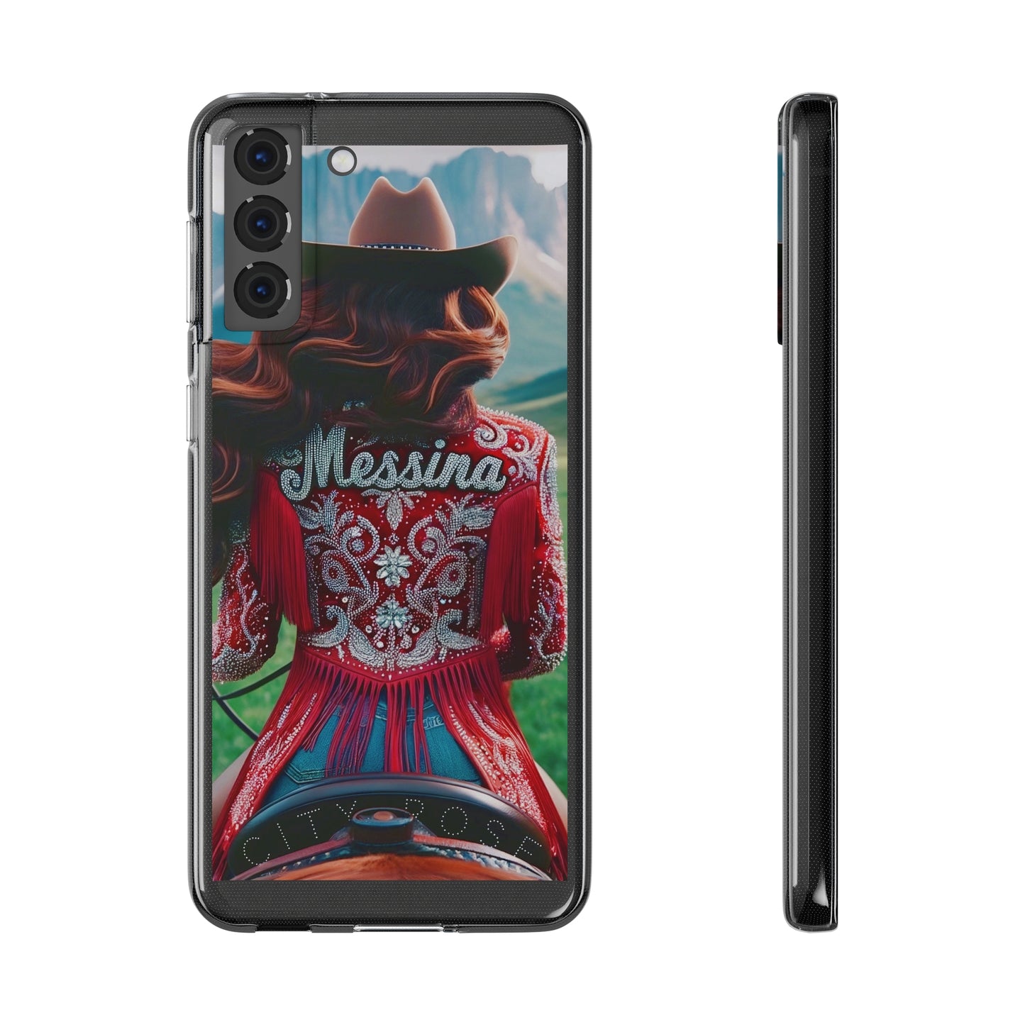 City Rose Cowgirl Soft Phone Cases