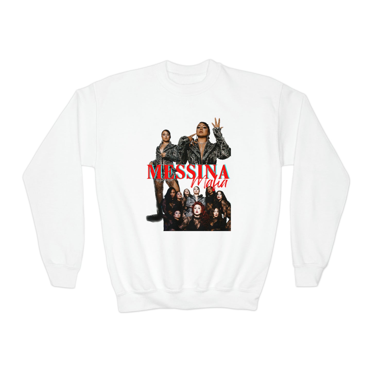 "Messina Mafia, Family is Everything" Youth Crewneck Sweatshirt