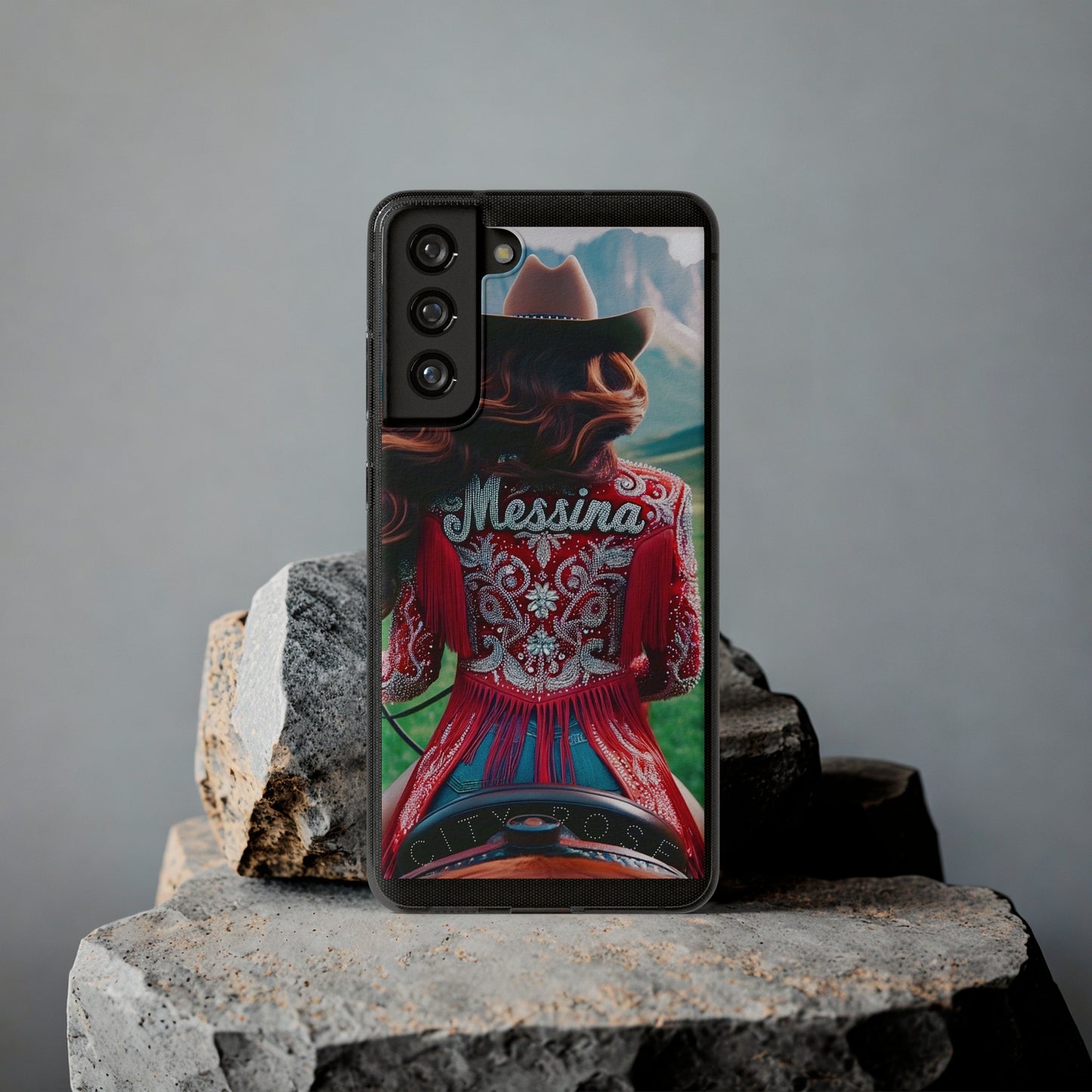 City Rose Cowgirl Soft Phone Cases