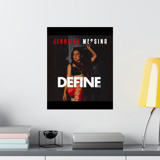 Define Me || Matte Vertical Posters