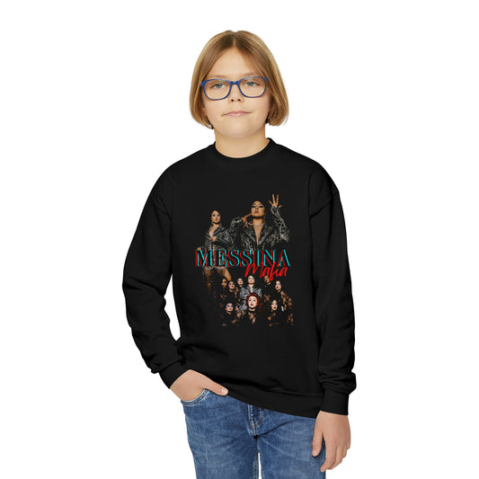 "Messina Mafia, Family is Everything" Youth Crewneck Sweatshirt