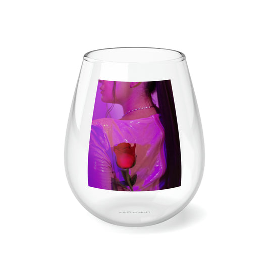 Fatale Rosa  | Stemless Wine Glass, 11.75oz