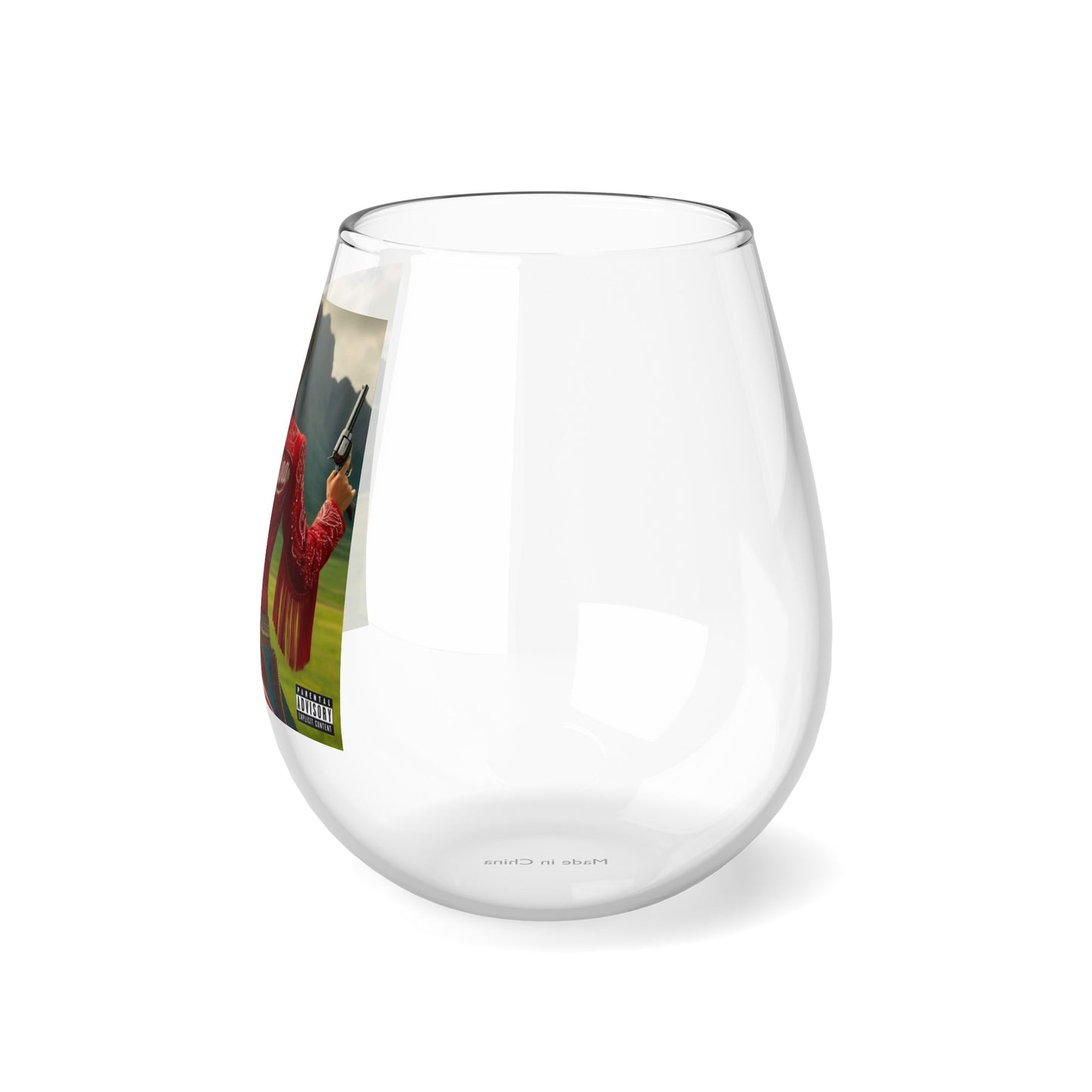 City Rose Cover | Stemless Wine Glass, 11.75oz