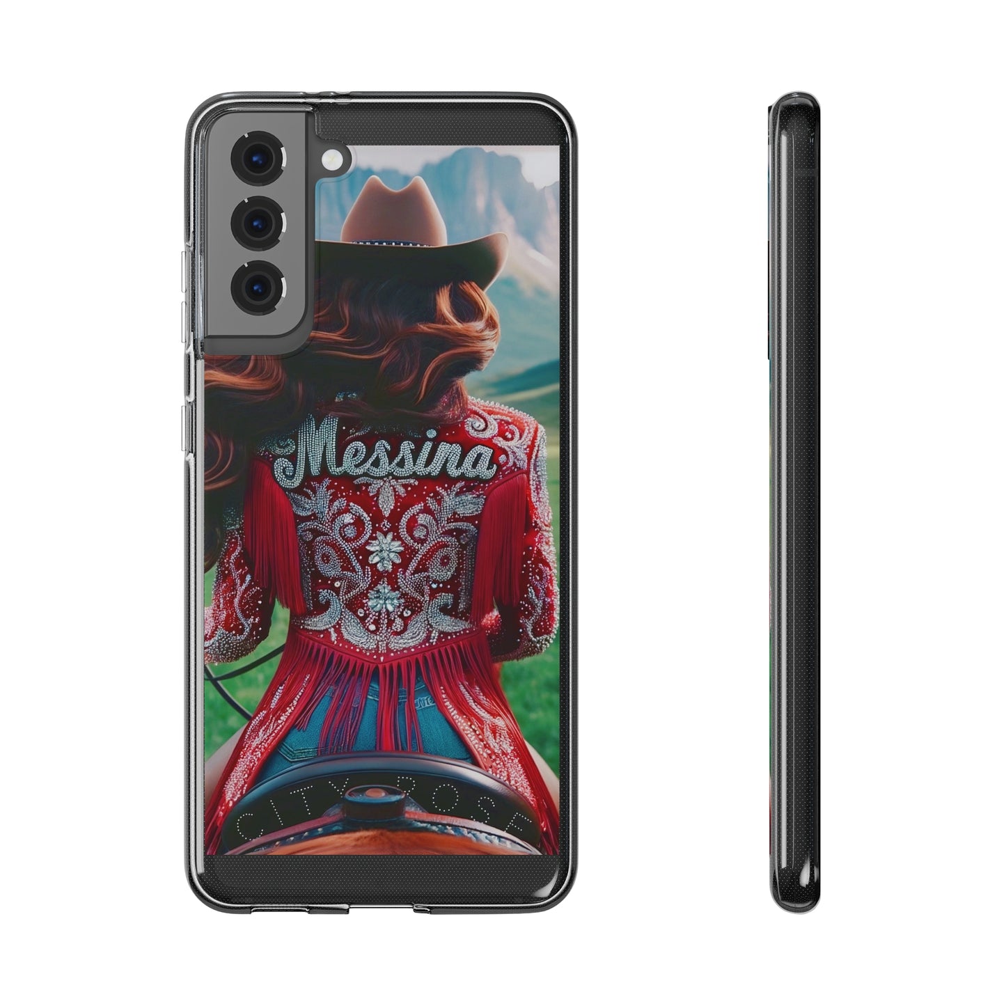 City Rose Cowgirl Soft Phone Cases