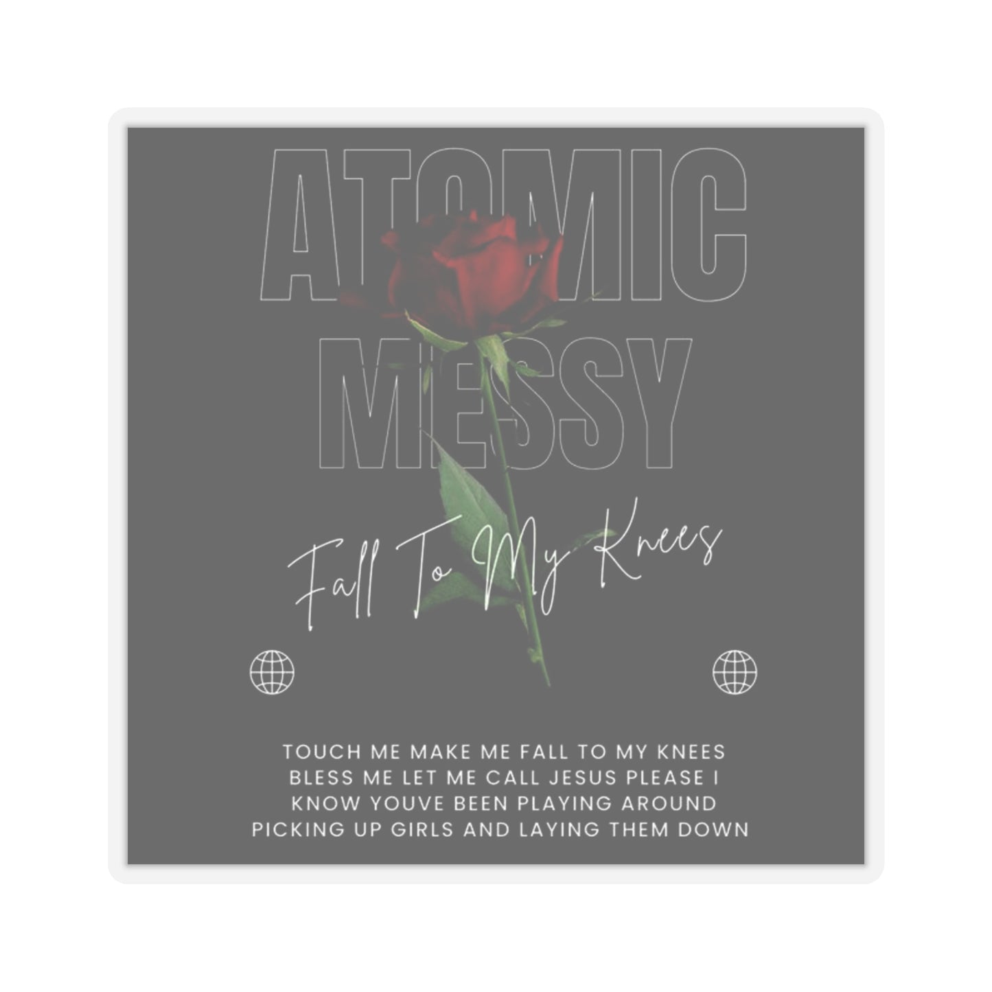 Atomic Messy Kiss-Cut Stickers