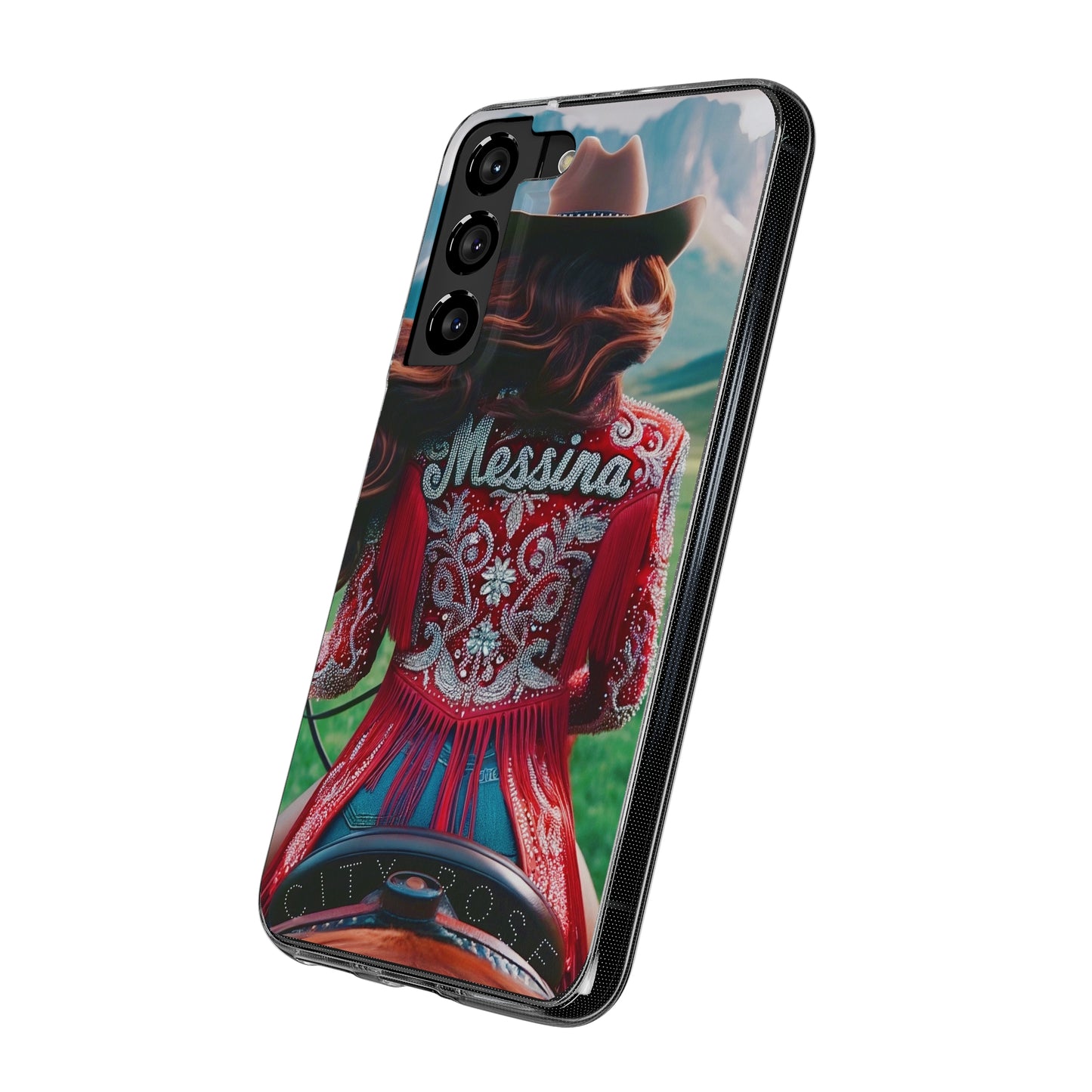 City Rose Cowgirl Soft Phone Cases