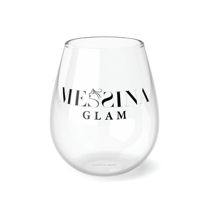 Messina Glam Stemless Wine Glass, 11.75oz