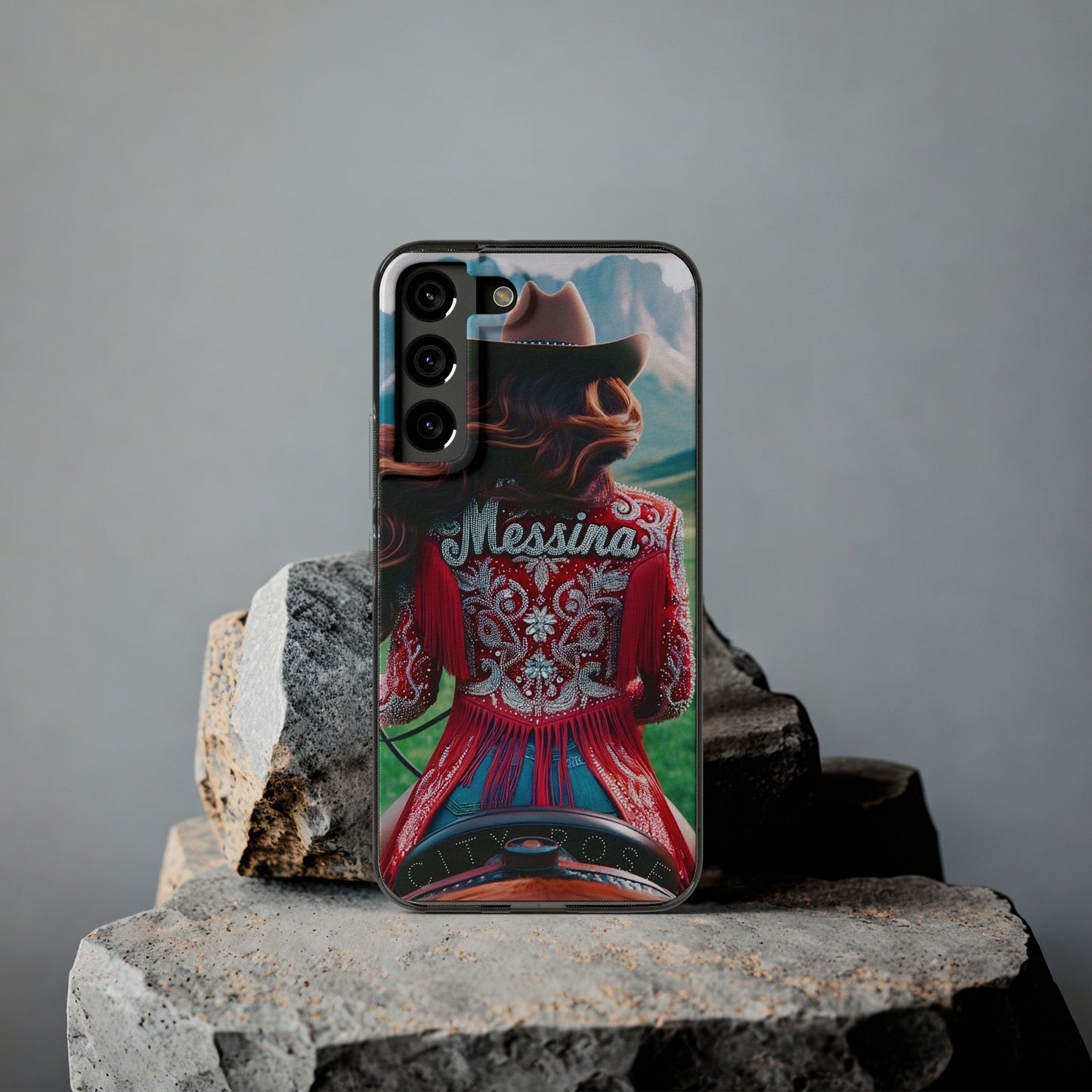 City Rose Cowgirl Soft Phone Cases