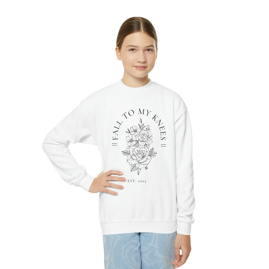 Fall To My Knees Youth Crewneck Sweatshirt