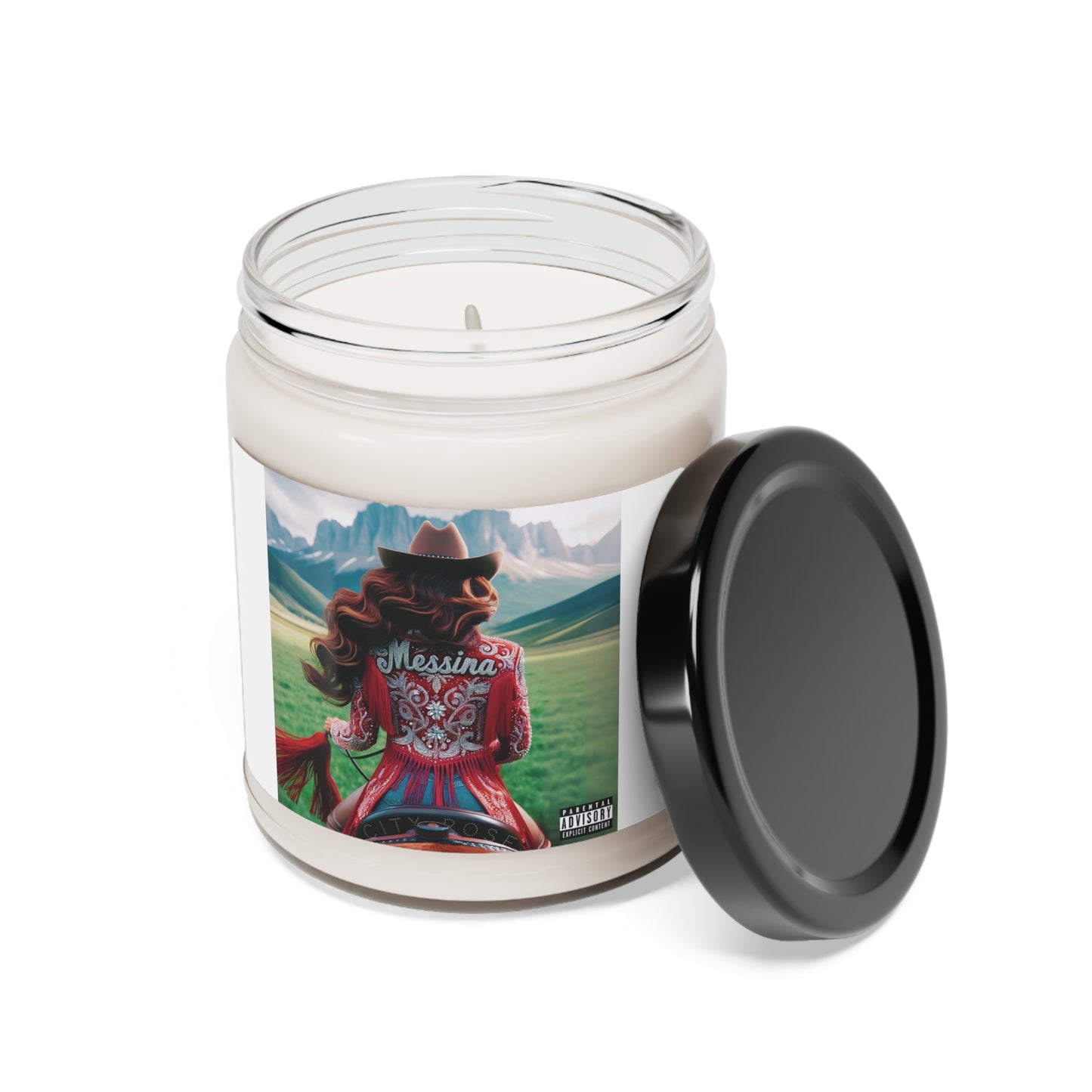 City Rose Cowgirl || Scented Soy Candle, 9oz