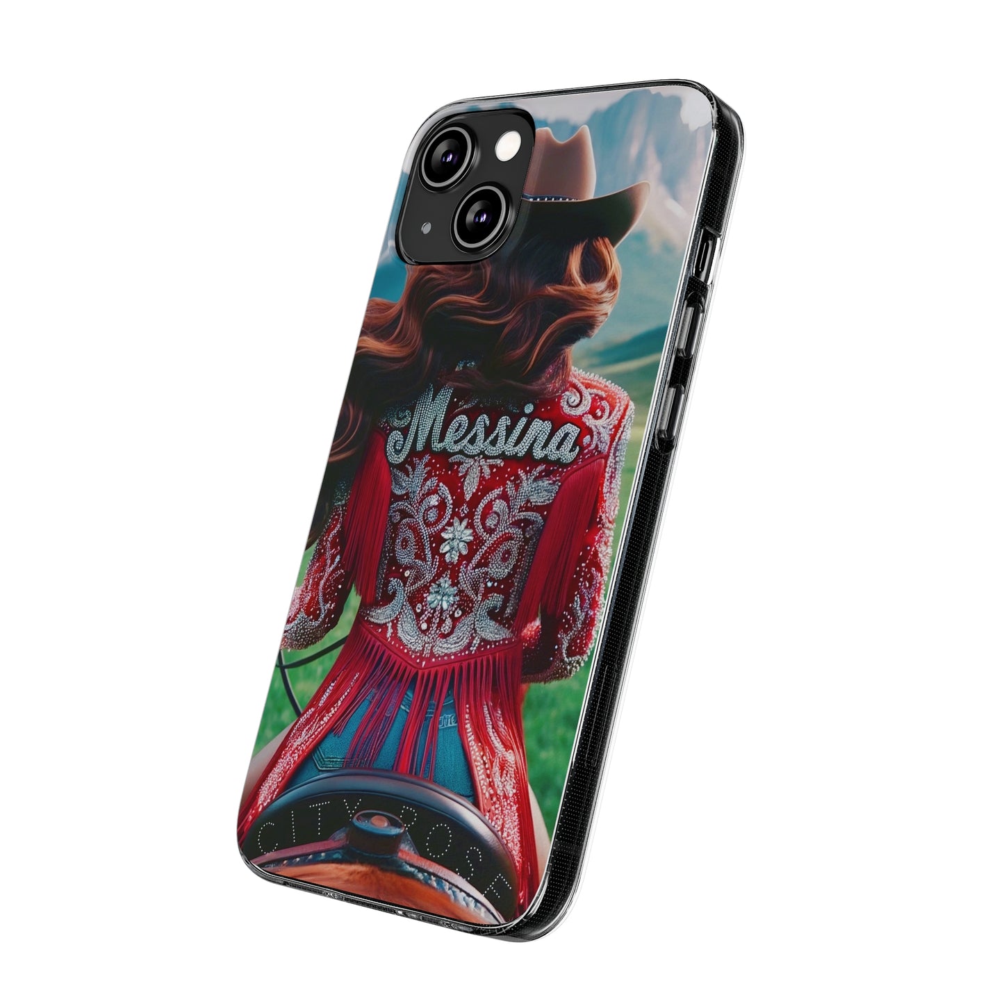 City Rose Cowgirl Soft Phone Cases