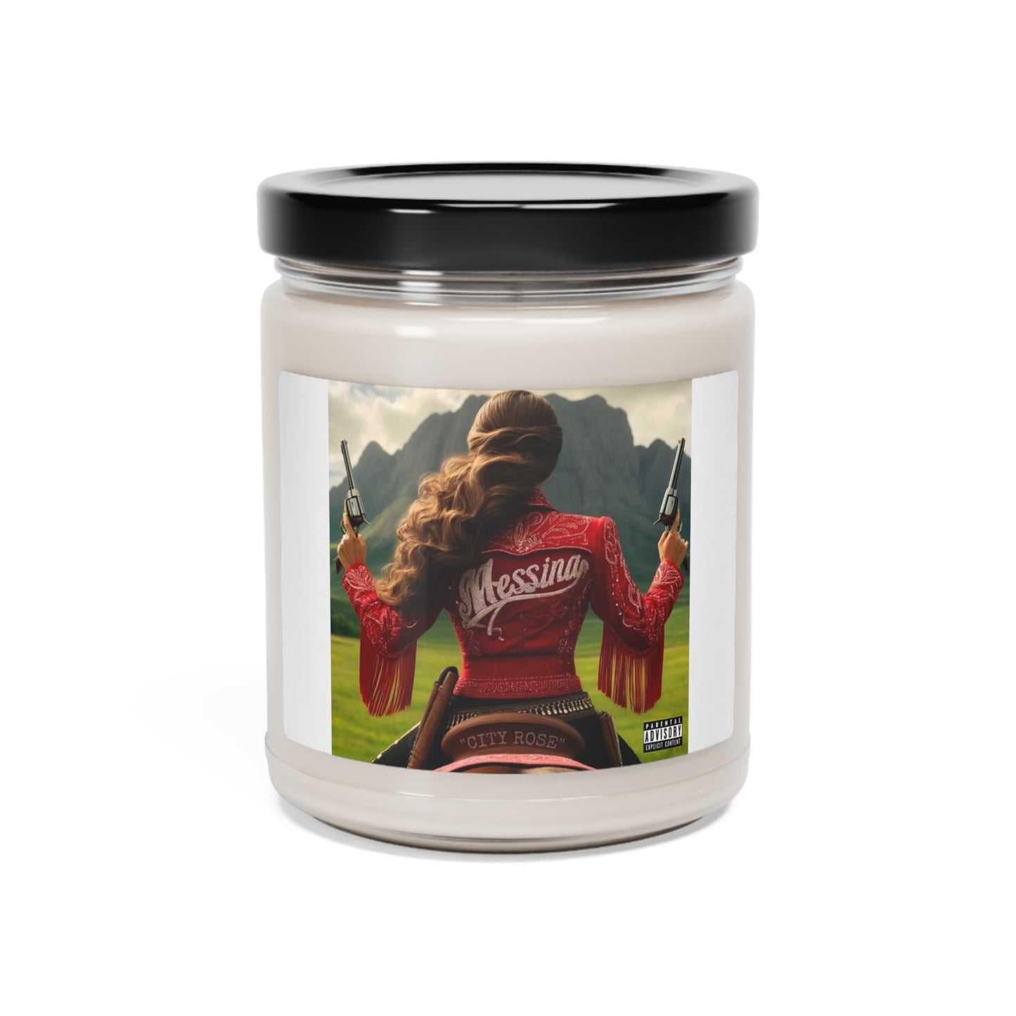 City Rose Cover || Scented Soy Candle, 9oz