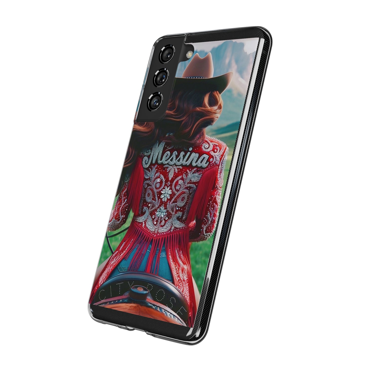 City Rose Cowgirl Soft Phone Cases