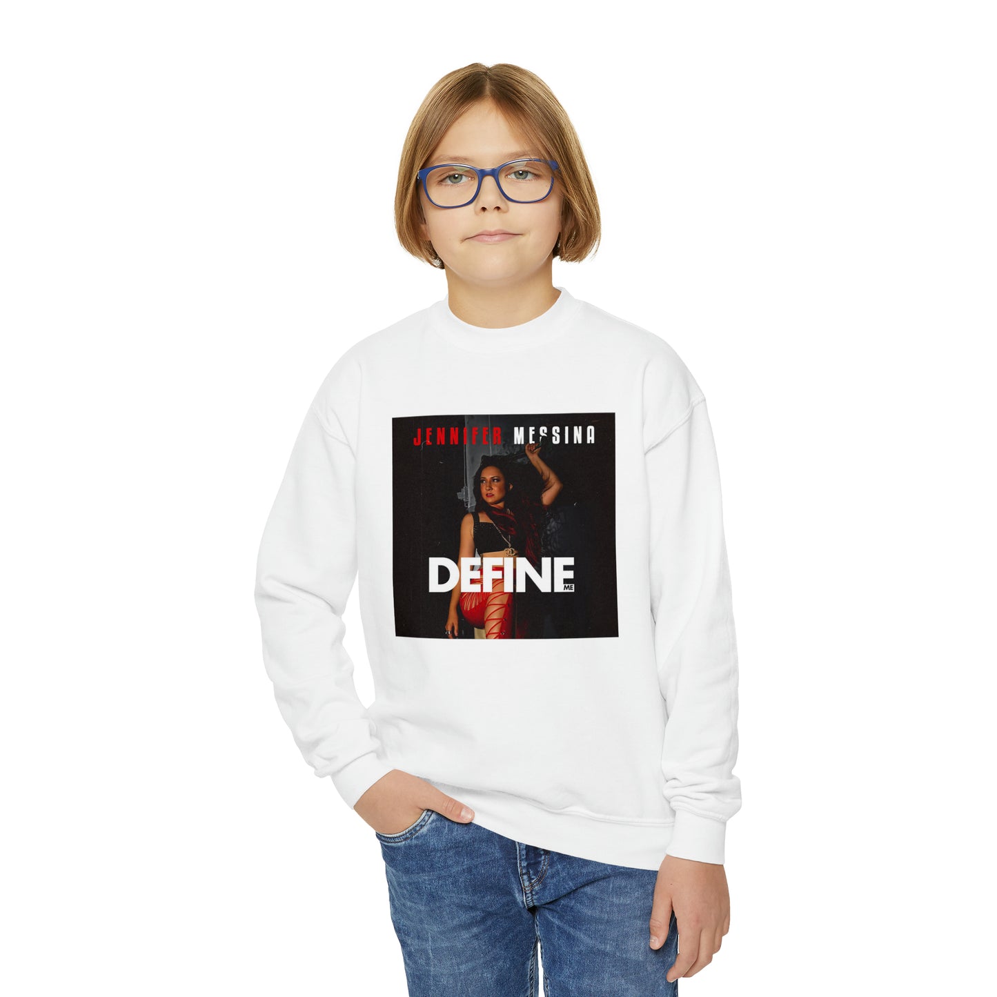 Define Me | Youth Crewneck Sweatshirt
