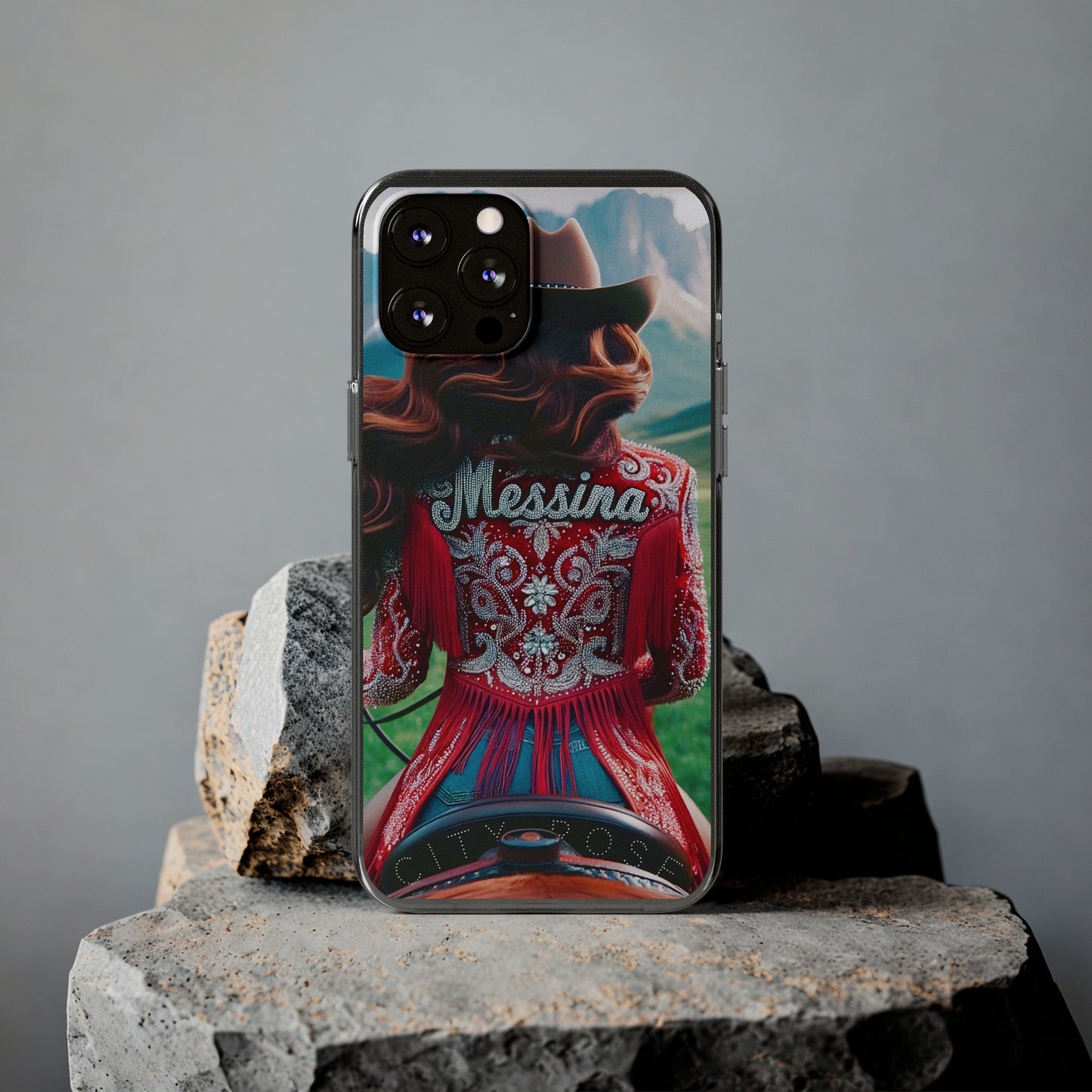 City Rose Cowgirl Soft Phone Cases