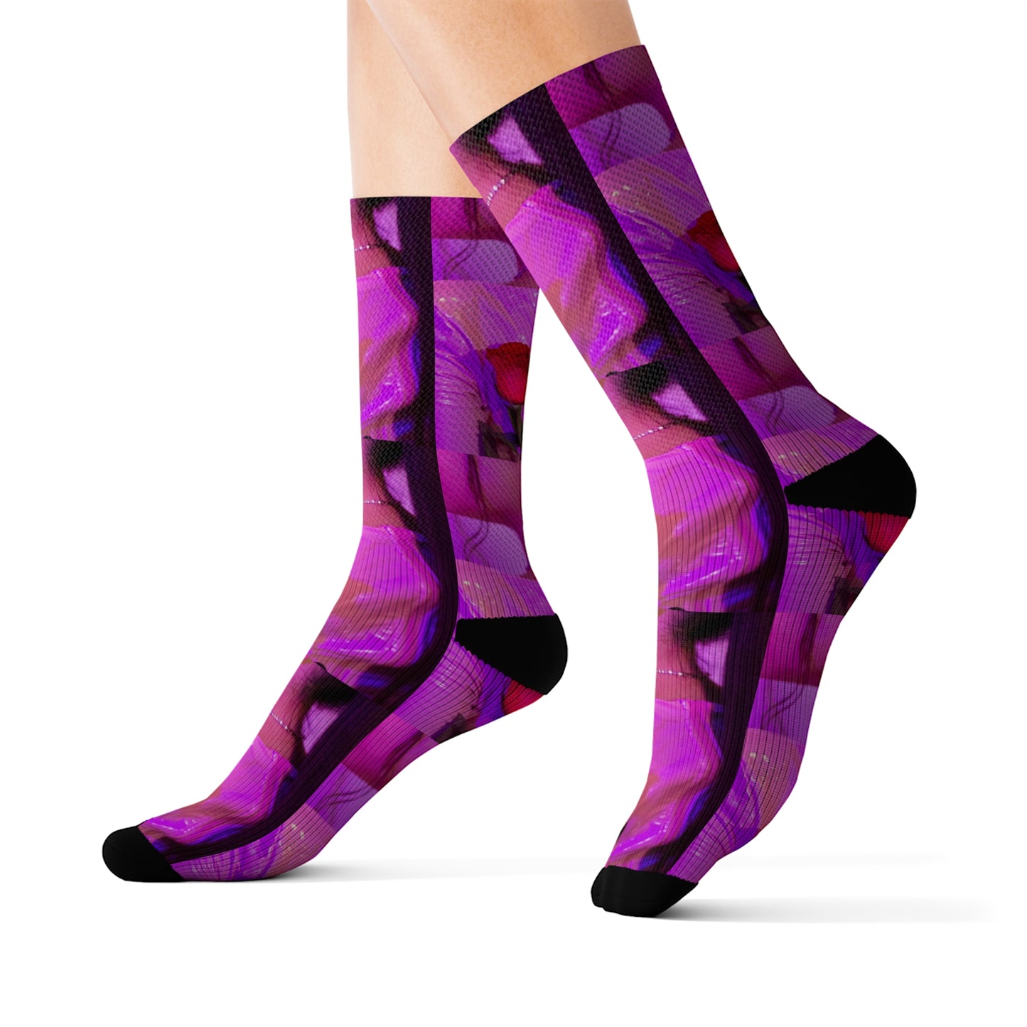 Fatale Rosa || Sublimation Socks